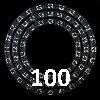  SunFlower Circle Eye PCB 100mm